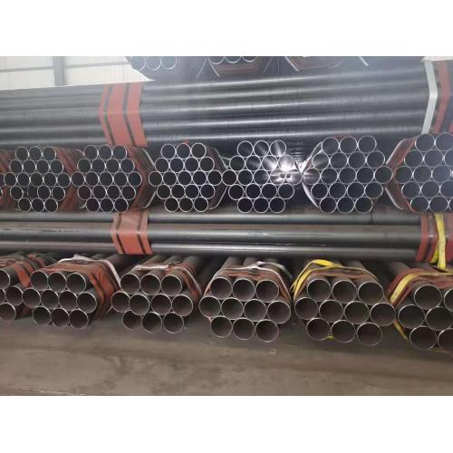 ASTM A53 Pipe d'acier soudé peint en noir