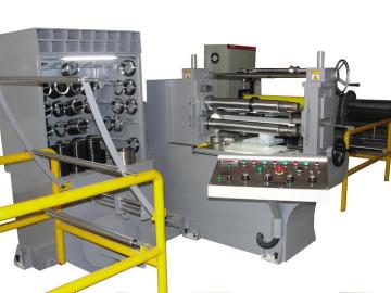 Máquina cortadora de tiras de hierro de tamaño mediano
