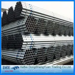 Round Zinc Coated Steel Tubes