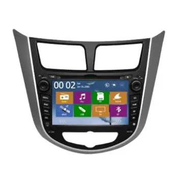 7" Android 4.2 car player, OBD II 2DIN 3G/WiFi/Bluetooth with external microphone for Hyundai Verna