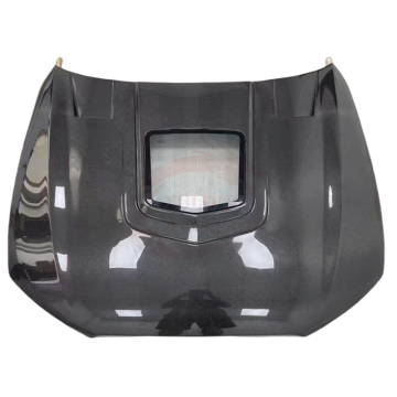 Cappuccio trasparente in fibra di carbonio di alta qualità per Audi A6 S6 RS6 (2012-2018)-YL Style