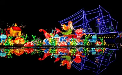 Lantern Group On Water