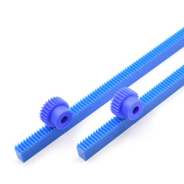 Blue Spur Gear Rack Selection: M0.5, M1, M1.5, M2, M2.5, M3, M4, M5 Nylon Sizes