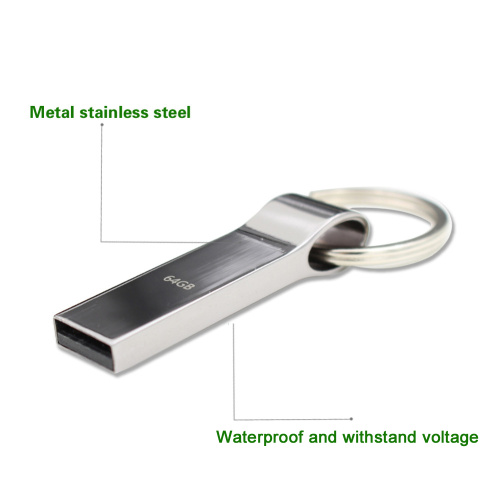 metal usb flash drive with keychain 2.0 pendrive
