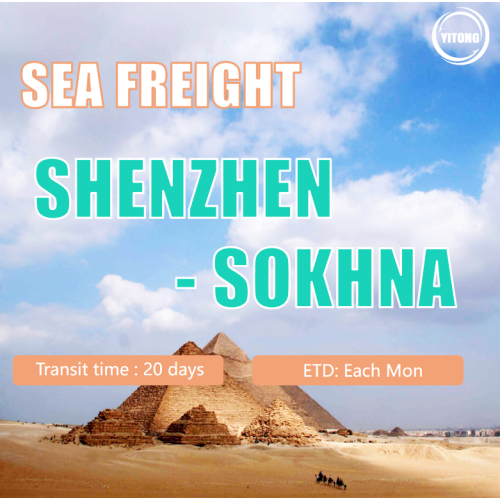 深ShenzhenからSokhna Egyptへの海上貨物