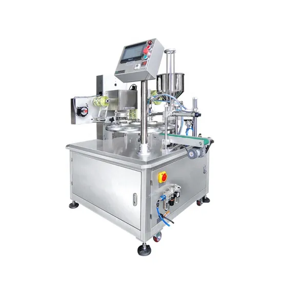 Automatic Rotary Cup Filling and Sealing Machine for Aluminum Foil Cups - Price