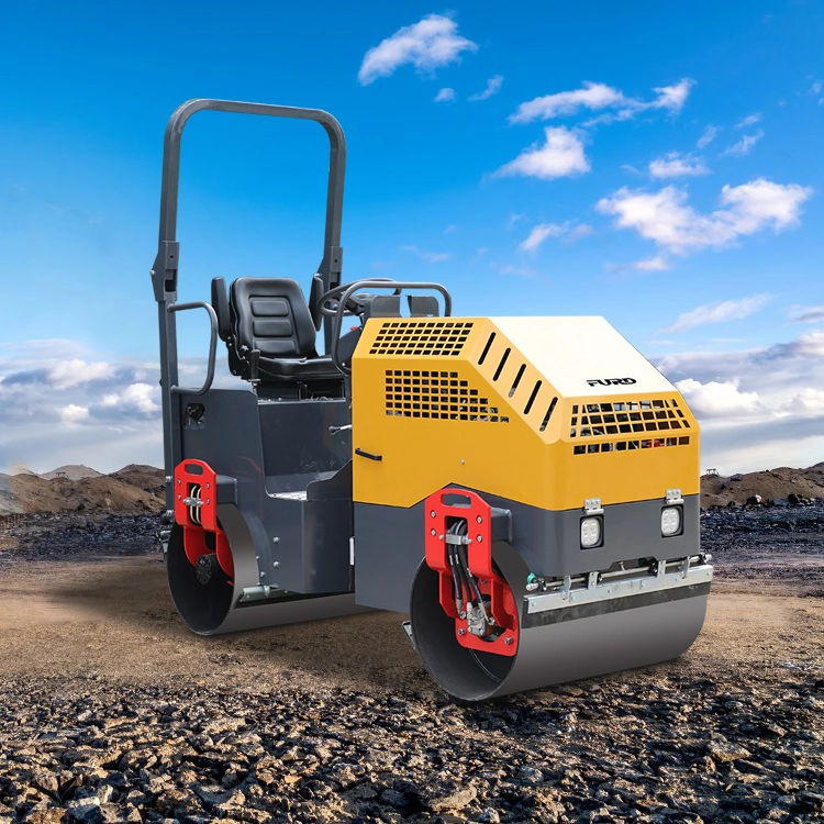 Hot Small Road Compactor Mini Asphalt Vibratory Roller with Diesel ...