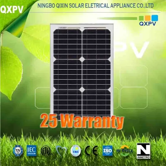 18V 25W Mono PV Solar Module