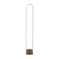 Flacons de tube en verre avec couvercle de bouchon de bambou