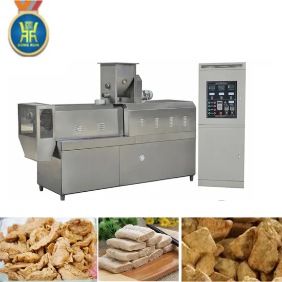 Textured vegetable soy bean meat production line