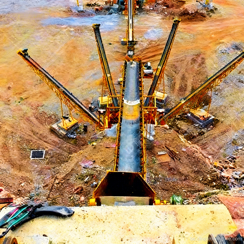 Высокаэфектыўная вытворчая лінія па вырабе пяску з туфу