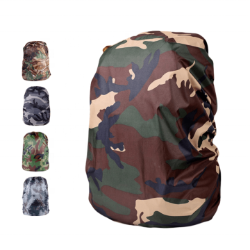 Waterproof Backpack Cover for Outdoor Activities: Polar Everest 8L-70L Rain Cover with Woodland Camouflage Design