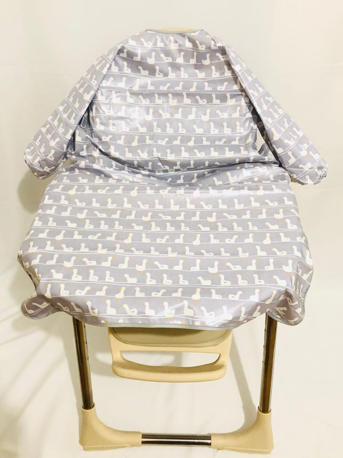 BLW-Baby-Led Weaning Full-Coverage Bib and Apron Combination for Infant, Baby, Toddler Dining chair cover COVERALL/Baby Gown