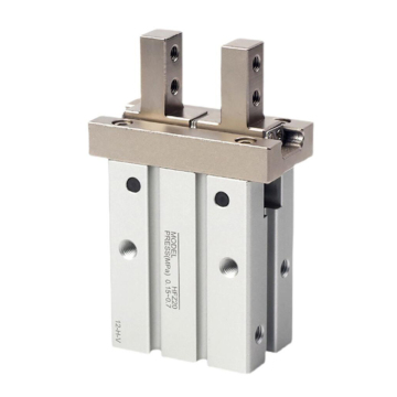 Airtac Parallel Style Guide Track Air Gripper with Ball Bearing Pneumatic Cylinder