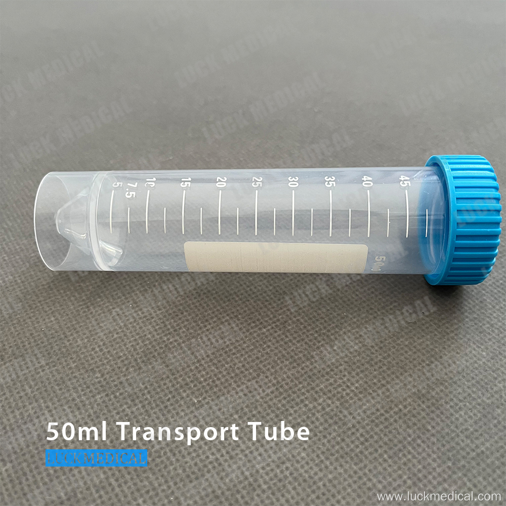 PC Plastic Transport Tube 50ml Lab Use