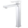 Chrome Brass Single Hole Single Handle Bathroom Faucet