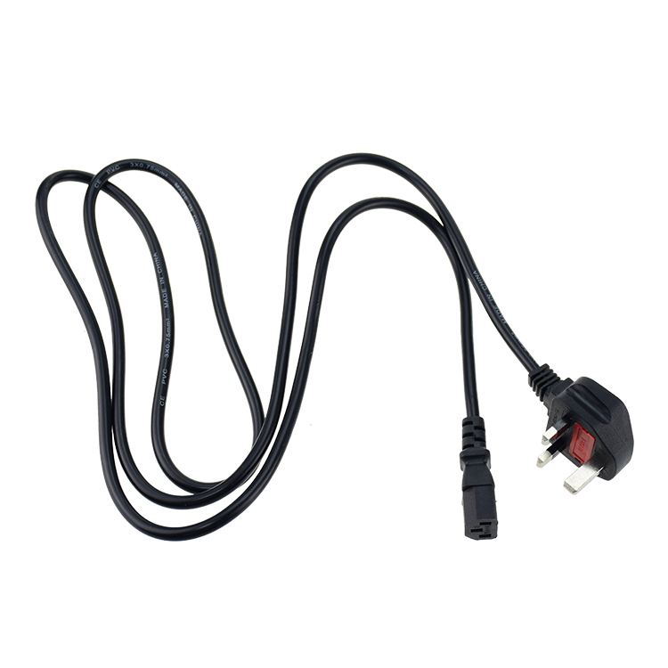 Factory Direct Price UK Standard C13 Power Cable Cord Wire