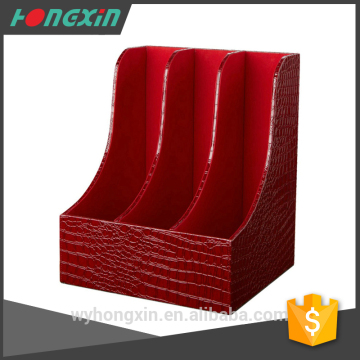 2015 new leather pigeonhole for office use