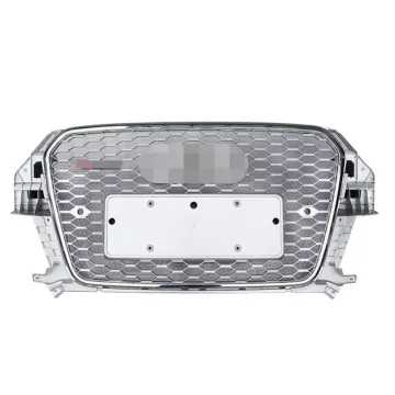 Car Silver Honeycomb Grille for Audi SQ3/Q3 2013-2015 RSQ3 Grille