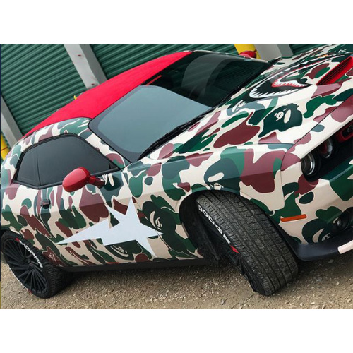 Vinyle d&#39;enveloppe de voiture de camouflage