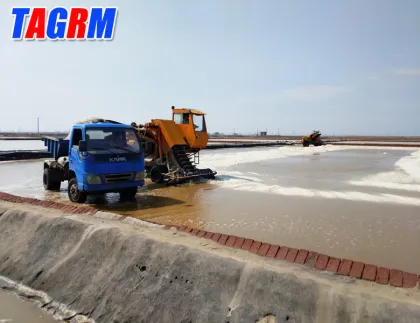 SH4100 salt combine harvester sea salt harvester
