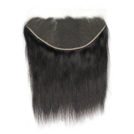 Wholesale brazilian human hair pre plucked HD13x6 transparent swiss lace frontal, transparent thin lace frontal