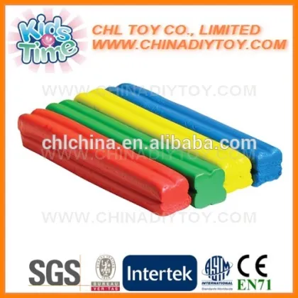 Promotional intelligent plasticine clay, professional non toxic plasticine magical toy, DIY multi color rubber dough