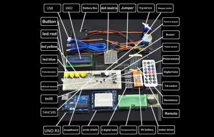 Arduino Starter Kits Arduino Uno Starter Kit With Detail Manua