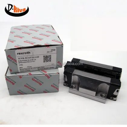 Original Rexroth Runner Block R165181420 Linear Guide Blocks for Linear Guide Rail: Precision Engineering Solutions