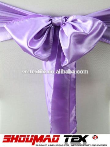 wholesale satin purple sashes for wedding