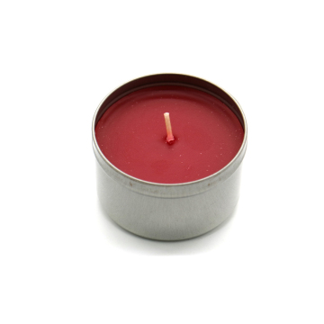 Scented tin box candles for decoration