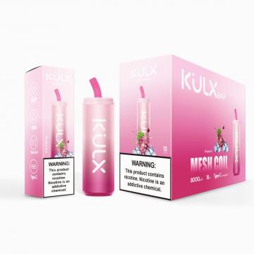 Оптовая цена kulx 8000 puffs одноразовый вейп