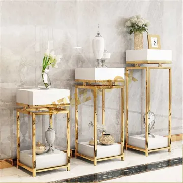 Metal Flower Display Stand for Wedding Decoration and Living Room Furniture