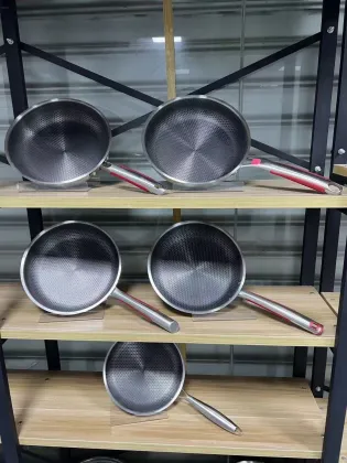 Honeycomb Frying Pan Stainless Steel Non-Stick Pan