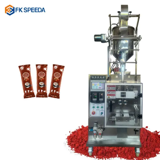 4 Side Seal Sachet Envasadora Vertical Automatic Packaging Chili Pepper Filling Coffee Powder Packing Machine Emballage
