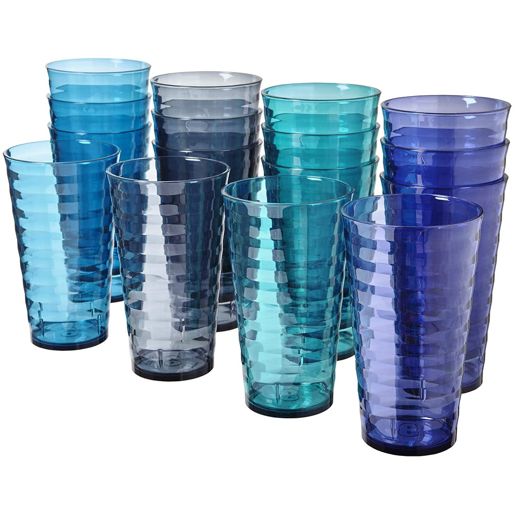 Material duradero de calidad acrílica vasos de plástico sin BPA