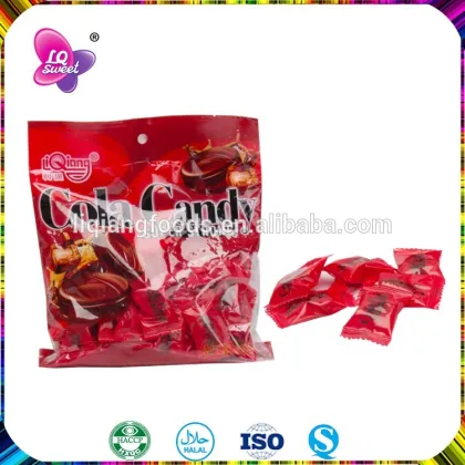 Fizzy cola flavor candy