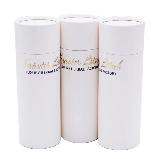 Circular paper tea paper gift box is recyclable