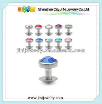 titanium dermal anchor body piercing jewelry