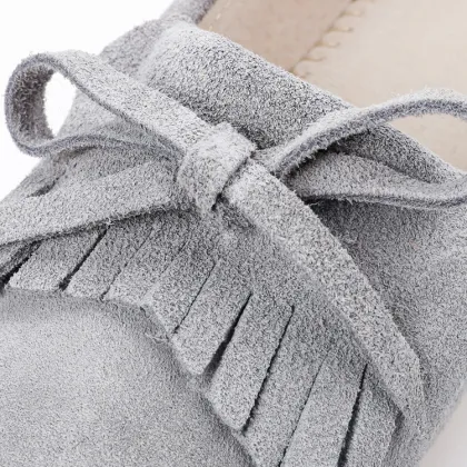 Comfortable Genuine Leather Loafer Moccasin Shoes for Women