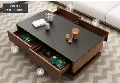 Home coffee table TV cabinet combination living room