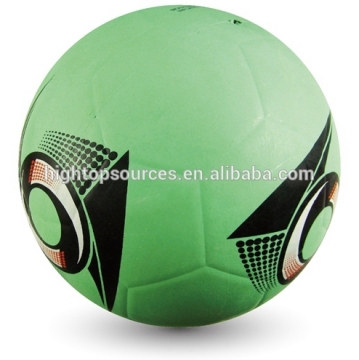 size 5 smooth surface rubber football /soft rubber ball for advertising