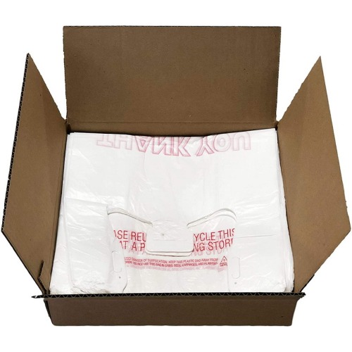 Thank You Plastic Grocery Packaging Bags with Handles Suppliers