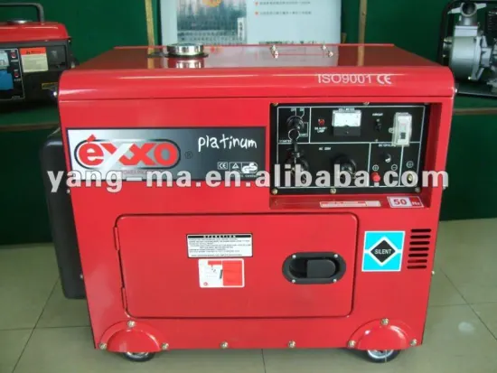 5GFLDE3A, air cooled yanmar style soundproof ATS type 5KVA diesel generator