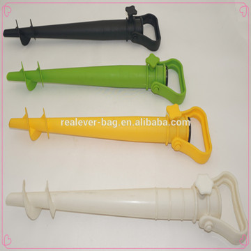 Plastic sand anchor for beach umbrella