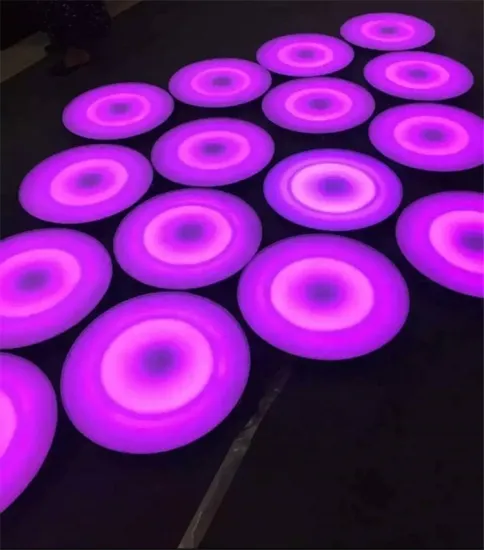 Colorful Round LED Dance Floor for Rental Business - Music Concert Sale