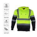 Dostosowane HI Vis Full Zip, z kapturem z bluzą z polaru