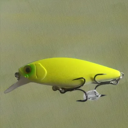 Crazy Lures 3D Eyes Plastic Fish Lure with Sea Hooks - New Design Vibration Fishing Lure for Bass