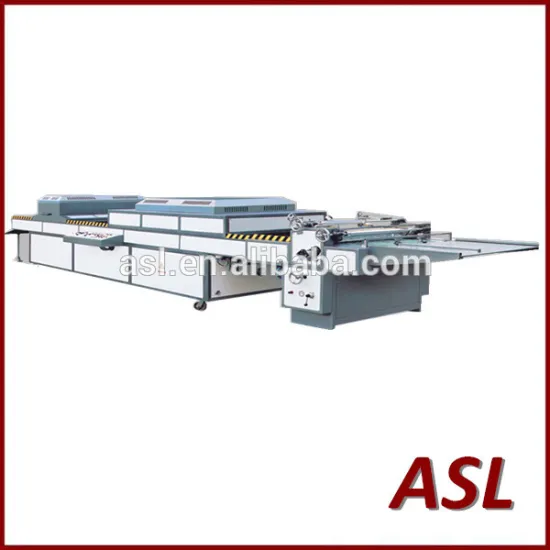 CE approved UV coating machine for singel set