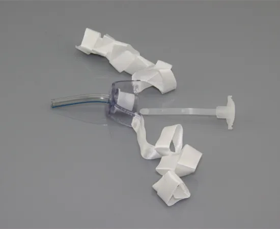 Surgical Disposable PVC Tracheotomy Tube Without Cuff